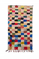 Marokkanischer Berber Teppich Boucherouite 280 x 155 cm