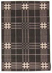 Wilton-Teppich - Sacramento (schwarz/sand)