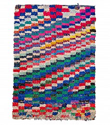 Marokkanischer Berber Teppich Boucherouite 225 x 165 cm