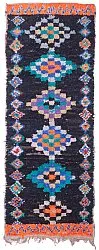 Marokkanischer Berber Teppich Boucherouite 330 x 115 cm