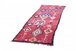 Marokkanische Berber Teppich Boucherouite 240 x 90 cm