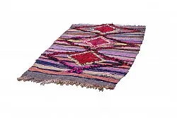 Marokkanischer Berber Teppich Boucherouite 210 x 130 cm