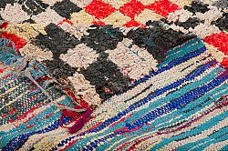 Marokkanischer Berber Teppich Boucherouite 360 x 125 cm