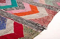 Marokkanischer Berber Teppich Boucherouite 150 x 275 cm