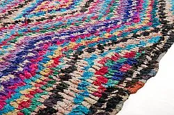 Marokkanischer Berber Teppich Boucherouite 305 x 155 cm