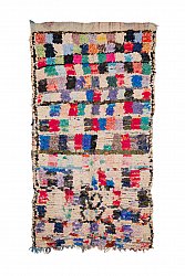 Marokkanischer Berber Teppich Boucherouite 255 x 140 cm