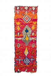 Marokkanischer Berber Teppich Boucherouite 280 x 95 cm