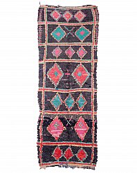 Marokkanische Berber Teppich Boucherouite 330 x 120 cm
