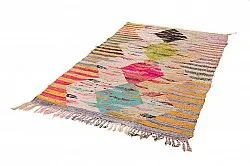 Marokkanischer Berber Teppich Boucherouite 140 x 250 cm