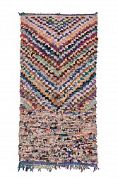 Marokkanischer Berber Teppich Boucherouite 275 x 140 cm