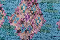 Marokkanische Berber Teppich Boucherouite 190 x 125 cm