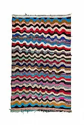 Marokkanischer Berber Teppich Boucherouite 170 x 270 cm