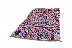 Marokkanische Berber Teppich Boucherouite 265 x 145 cm