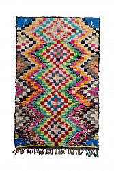 Marokkanische Berber Teppich Boucherouite 240 x 150 cm