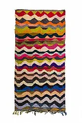 Marokkanischer Berber Teppich Boucherouite 140 x 295 cm