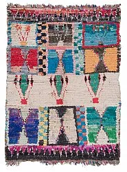 Marokkanische Berber Teppich Boucherouite 225 x 170 cm