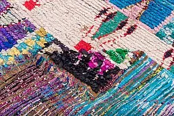 Marokkanische Berber Teppich Boucherouite 225 x 170 cm