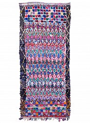 Marokkanische Berber Teppich Boucherouite 350 x 150 cm