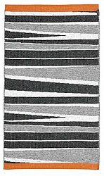 Kunststoffteppiche - Der Horred-Teppich Black & White Gro