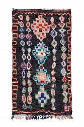 Marokkanische Berber Teppich Boucherouite 265 x 145 cm