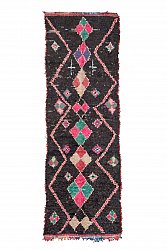 Marokkanische Berber Teppich Boucherouite 405 x 130 cm