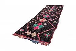 Marokkanische Berber Teppich Boucherouite 405 x 130 cm