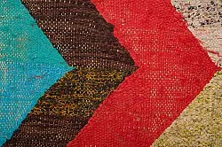 Marokkanischer Berber Teppich Boucherouite 135 x 265 cm