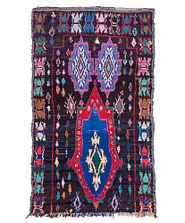 Marokkanischer Berber Teppich Boucherouite 220 x 130 cm
