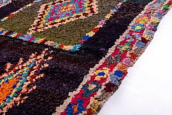 Marokkanischer Berber Teppich Boucherouite 280 x 130 cm