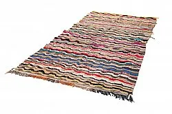 Marokkanischer Berber Teppich Boucherouite 150 x 305 cm