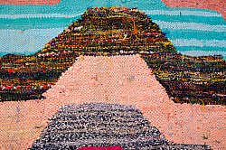 Marokkanischer Berber Teppich Boucherouite 145 x 235 cm