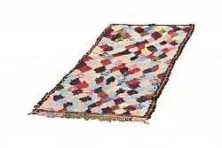 Marokkanische Berber Teppich Boucherouite 170 x 80 cm