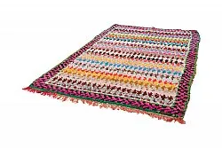 Marokkanischer Berber Teppich Boucherouite 250 x 160 cm
