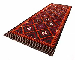 Orientalischer Kelim-Teppich 379 x 173 cm