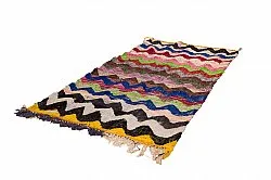 Marokkanischer Berber Teppich Boucherouite 125 x 245 cm
