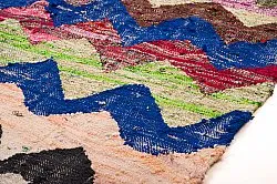 Marokkanischer Berber Teppich Boucherouite 125 x 245 cm