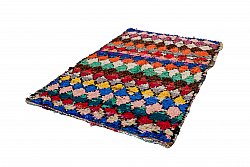 Marokkanische Berber Teppich Boucherouite 215 x 115 cm