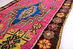 Marokkanischer Berber Teppich Boucherouite 270 x 140 cm