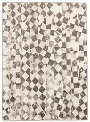 Wollteppich - Kallatis (schwarz/weiß)