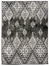 Alfombra Wilton - Florence York (negro)