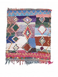 Marokkanischer Berber Teppich Boucherouite 180 x 150 cm