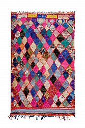 Marokkanische Berber Teppich Boucherouite 260 x 160 cm
