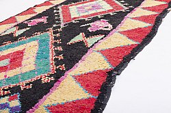 Marokkanische Berber Teppich Boucherouite 300 x 125 cm