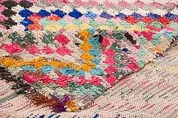Marokkanischer Berber Teppich Boucherouite 145 x 365 cm