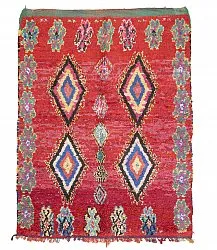 Marokkanische Berber Teppich Boucherouite 225 x 165 cm