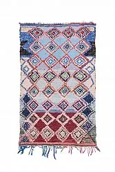Marokkanischer Berber Teppich Boucherouite 210 x 125 cm