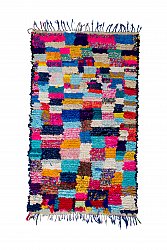 Marokkanische Berber Teppich Boucherouite 210 x 125 cm