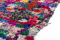 Marokkanische Berber Teppich Boucherouite 250 x 130 cm