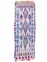 Marokkanischer Berber Teppich Boucherouite 250 x 90 cm
