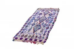 Marokkanischer Berber Teppich Boucherouite 250 x 90 cm